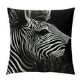 thumbnail image 1 of COMIO  Zebra Pillow Covers Pack Pillowcases Square Decorative Throw Pillow Cases for Sofa Home Decor, 1 of 5