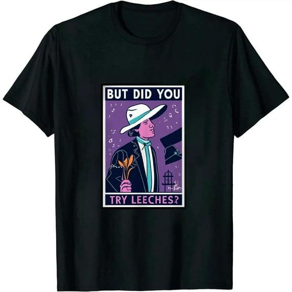COMIO did you try leeches - Plague Doctor Mask T-Shirt