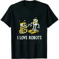thumbnail image 1 of COMIO i love robots, Robotic T-Shirt, 1 of 3