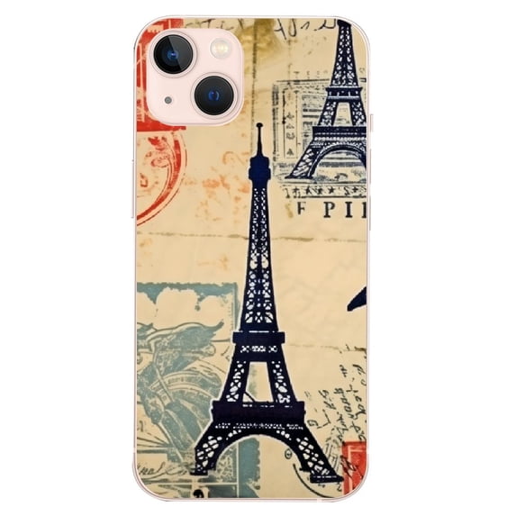 COMIO iPhone 14 Vintage France Love Eiffel Tower Paris Graphic Francophile Case