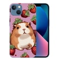 thumbnail image 1 of COMIO iPhone 15 Guinea Pig Strawberries Guinea Pig Lover Gift Case Case, 1 of 4