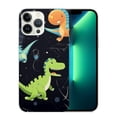 thumbnail image 1 of COMIO iPhone 15 Pro Retro Space Dinos Case Cute Colorful Dinosaur Lover Pattern Case, 1 of 4