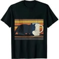 thumbnail image 1 of COMIO retro vintage i do what i want funny black cat T-Shirt, 1 of 3