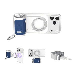 COMITOK MOCA iPhone Grip with Magnetic Detachable Remote 1-Click Shutter Lens Flip Compatible iOS17/iOS18 Perfect for Video Recording Live Streaming