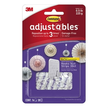 Command Crystal Knob Rack, Quartz, 1 Rack, 4 Strips/Pack - Walmart.com