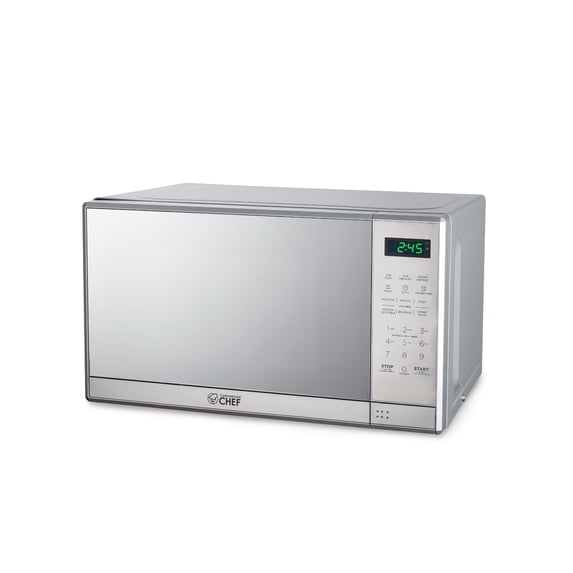 COMMERCIAL CHEF CHM7MS 0.7 Cu. Ft. Small Microwave with 10 Power Levels, New