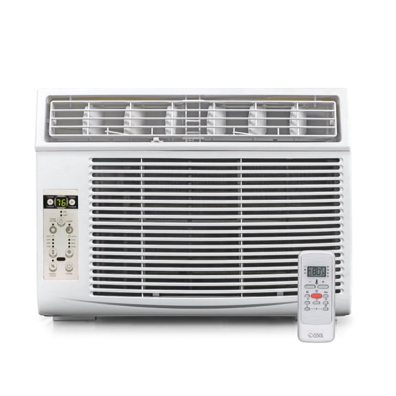 COMMERCIAL COOL 12,000 BTU WindowAir Conditioner with Remote Control and Adjustable Thermostat, cools up to 550 Sq. Ft. with Electronic Controls & Digital Display