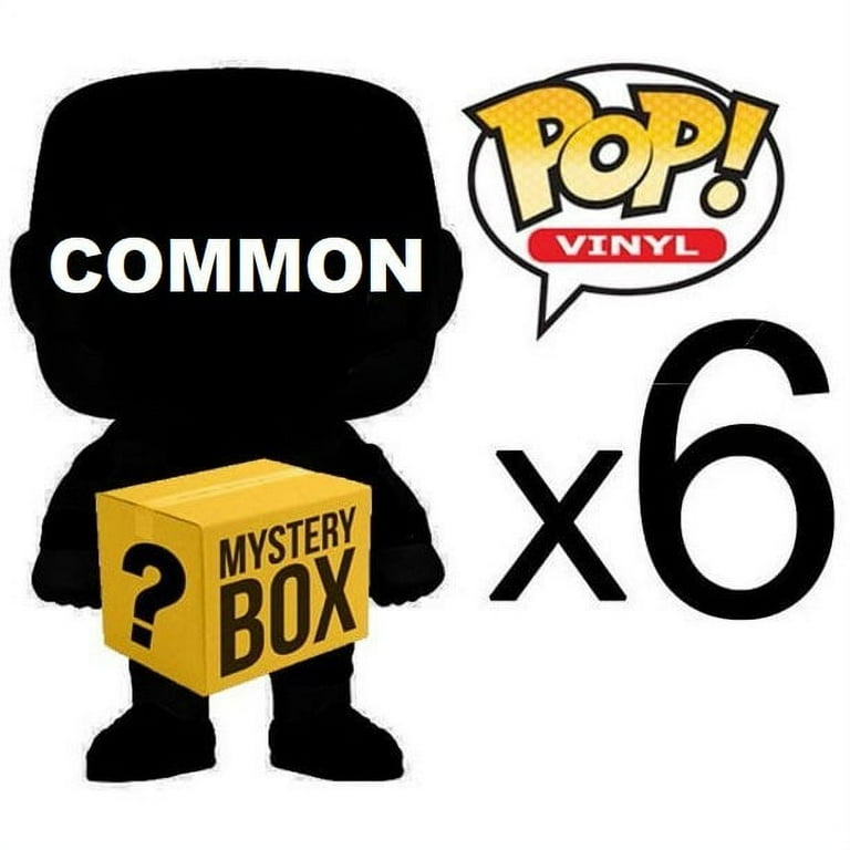 Common Mystery Box Lot of 6 Funko Pop Vinyl Figures Completely Random No Duplicates