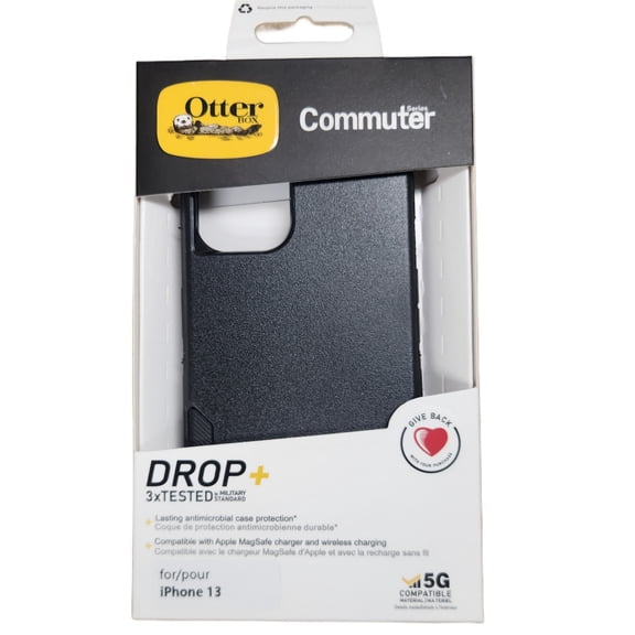 COMMUTER SERIES Case for iPhone 15, 14 and 13 - Black