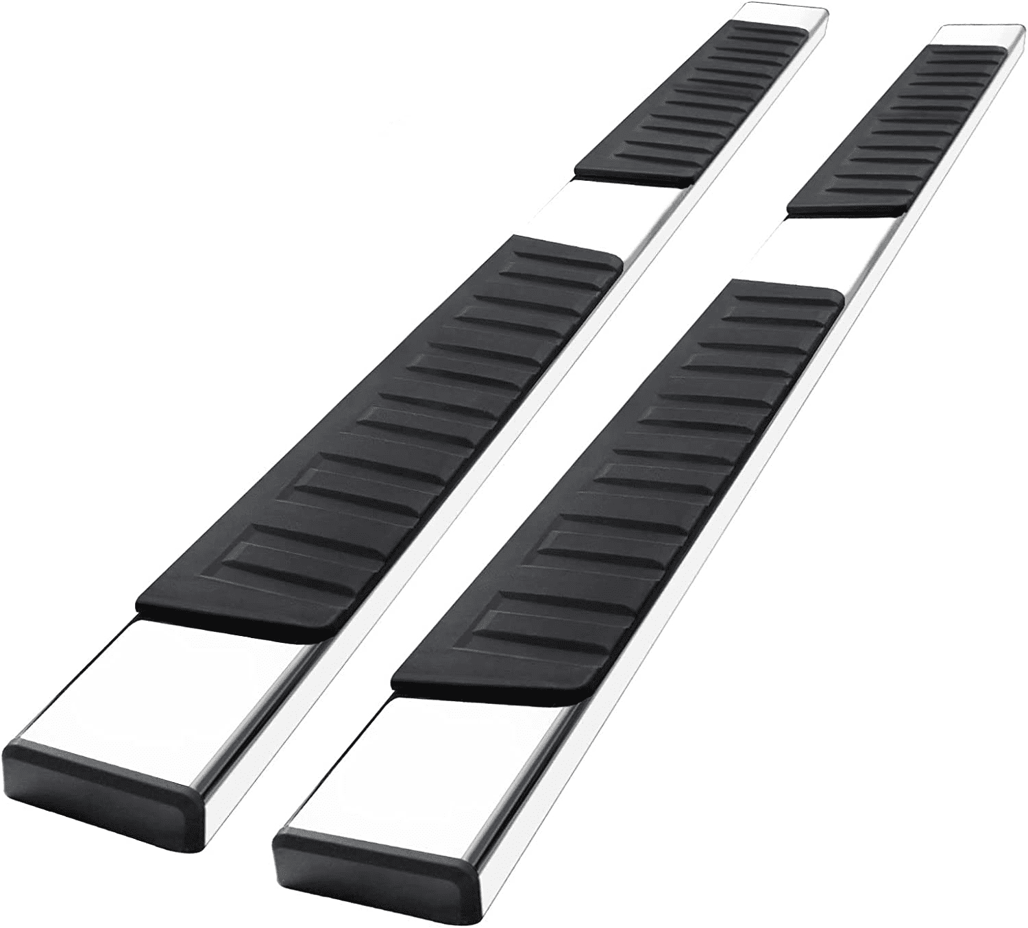 APS Premium 6-Inch Black Running Boards For Ford Ranger SuperCrew Cab (2019-2023)