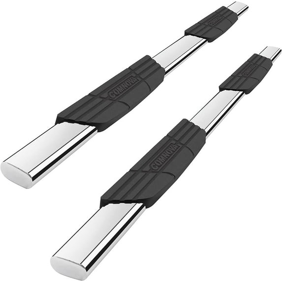 COMNOVA AUTOPART 8-X Running Boards for 2018-2025 Jeep Wrangler JL 4 Door, Pick Up Truck Stainless Steel Wrangler JL Nerf Bars Side Steps.