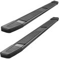 thumbnail image 1 of COMNOVA AUTOPART S6 Running Boards for 2019-2025 Chevy Silverado/Gmc Sierra 1500 & 2020-2025 Silverado/Sierra 2500HD 3500HD Double Cab, Pick Up Truck Black Nerf Bars Side Steps., 1 of 5