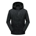 COMOREBI Men's Stitching Drawstring Hooded Slim Fit Stylish Jacket Coat