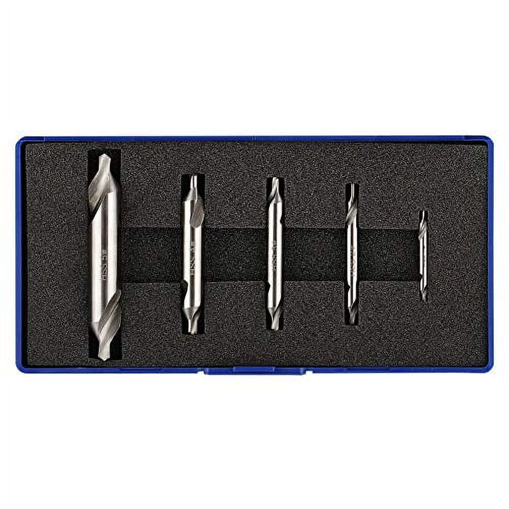 COMOWARE Center Drill Bit Set Countersink Lathe Mill Tooling Set, HSS