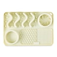 thumbnail image 1 of Vibrant Life Silicone Slow Feeder Compartment Pet Mat, Beige, 12" x 8", 1 of 5