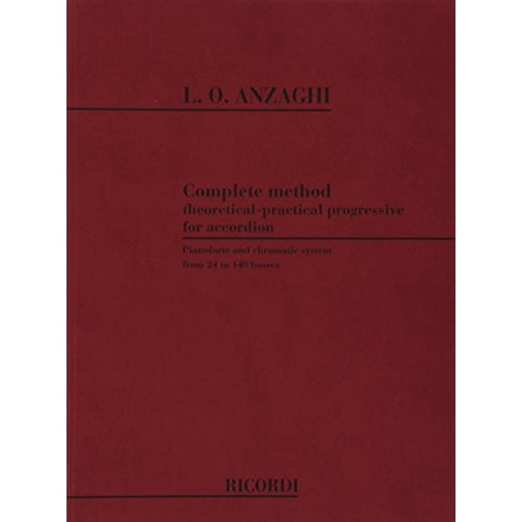 Pre-Owned COMPLETE METHOD THEORETICAL-PRATICAL PROGRESS ACCORDEON Paperback
