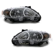 COMPLETE PAIR HEADLIGHT LAMPS FOR 2011-2013 TOYOTA COROLLA US BUILT S RH/LH