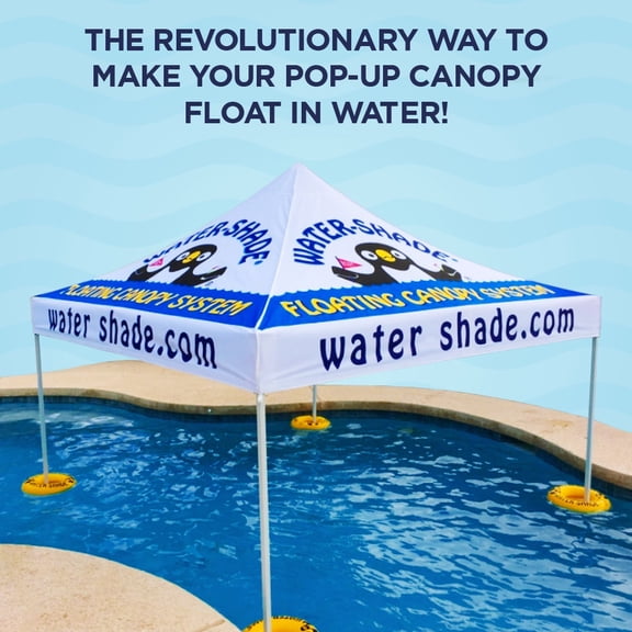 COMPLETE SHADE SYSTEM - Canopy Float Kit and Wind Anchor Kit Together