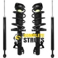 thumbnail image 1 of COMPLETESTRUTS - Front Complete Strut Assemblies with Coil Springs and Rear Shock Absorbers Replacement for 2010-2013 Mazda 3 - Set of 4, 1 of 6