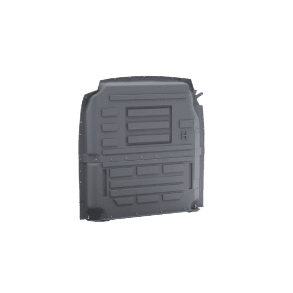 Holman 40691TM Bulkhead Divider Full Bulkhead Without Door Without Window Gray