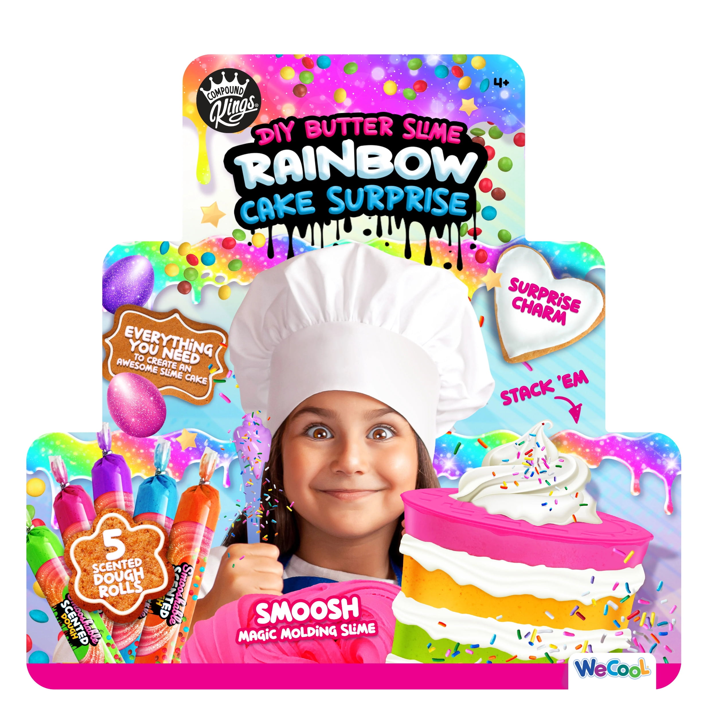 GirlZone Sweet Treats Butter Slime Bakery Kit, Everything in One Egg to  Make Scented Slime, Slime Butter and Birthday Cake Scented Slime in One  Kit