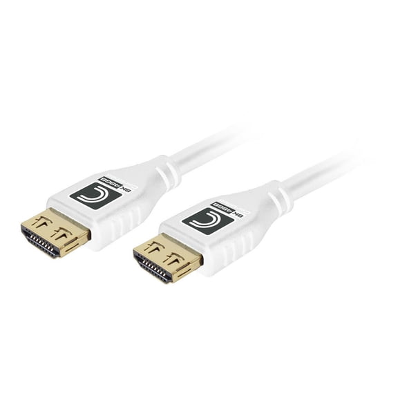 COMPREHENSIVE CONNECTIVITY COMPANY MHD48G-3PROWHT 3FT MICROFLEX 48G 8K HDMI CABLE WHITE PROGRIP HDMI CONNECTORS
