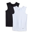 thumbnail image 1 of Athletic Works Boys Compression Tank Tops, 2-Pack, Sizes 4-18, 1 of 3