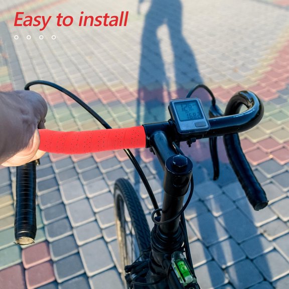 COMPUKAS 1 Pair Bike Wrap Handlebar Tape with Versatility for Cyclists Riding on Rough Terrains