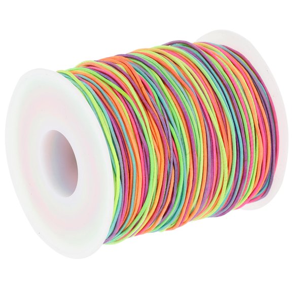 COMPUKAS Multi-Colored Jewelry Braiding Thread Roll for Jewelry Making and Crafting, Rope for Beading Projects