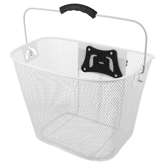 COMPUKAS 1 Set Large Capacity Basket Large Iron Rectangular for Mountain Bike Cyclists
