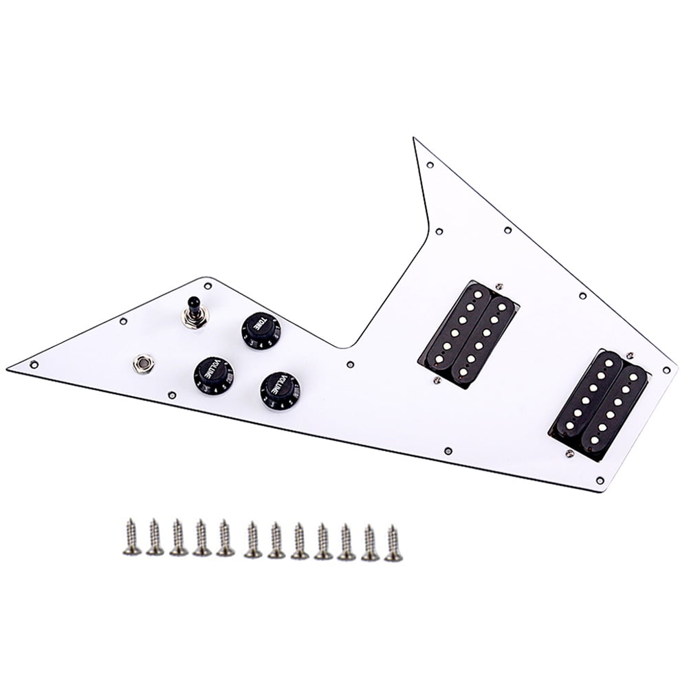 COMPUKAS Acoustic Guitar Pickguard Sheet Metal Protective Guard Set for Performance and Instrument