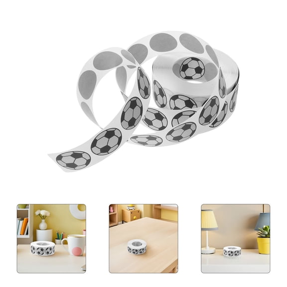 COMPUKAS 1000Pcs Scratch Off Stickers for Business Cards Smooth Adhesion Multi Color Circle Labels