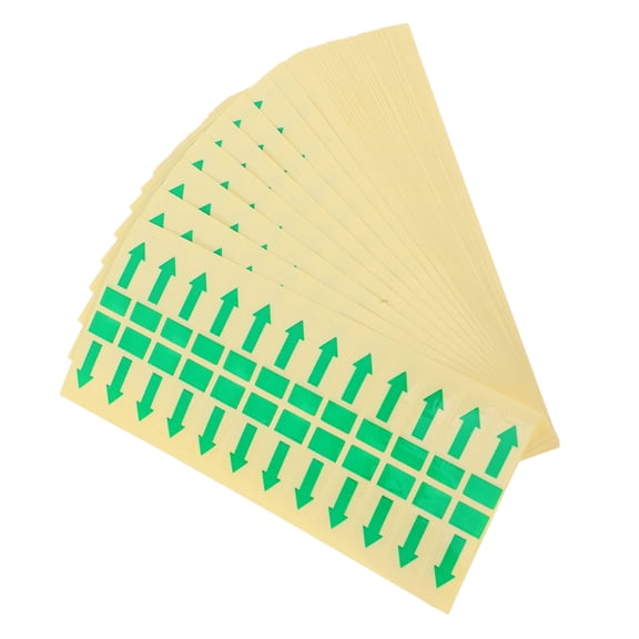 COMPUKAS 1000Pcs Seal Marking Arrow Stickers Directional Arrow Labels for Trash Bags