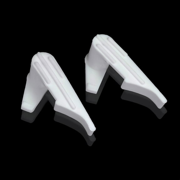 COMPUKAS 100 Pcs White Ceiling Light Buckles, Plastic Fixture Clips, Easy Install Lamp Mounting Accessories