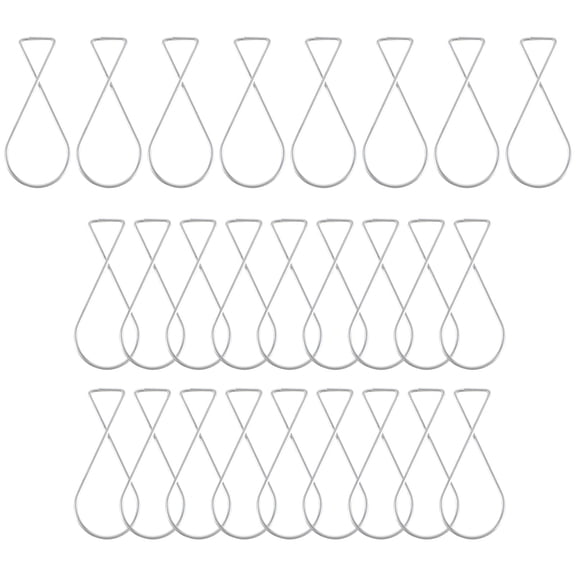 COMPUKAS 100Pcs Metal Ceiling Hook Clips Drop Ceiling Hanging Multi Purpose Clips for Home Use