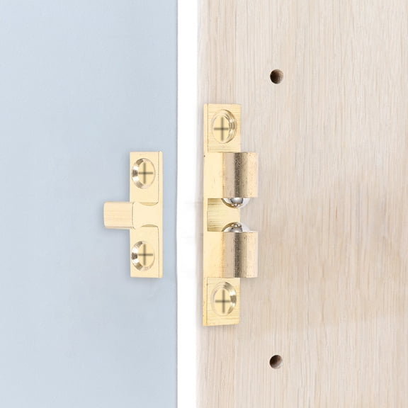 COMPUKAS 10Pcs Brass Ball Latches for Home Appliances 2.4in