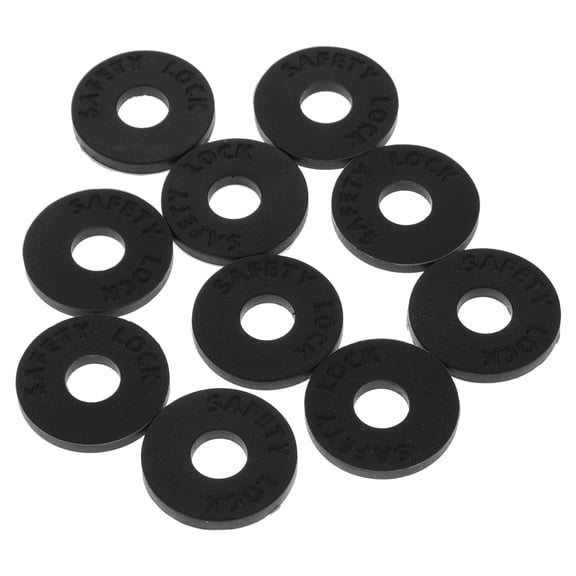 COMPUKAS 10-Pack Silicone Guitar Strap Buttons Anti- Blocks for Secure Strap Attachment