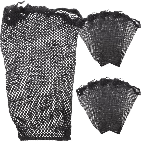 COMPUKAS 10Pcs Invisible Wig Caps Black Ultra Thin Lightweight Mesh Caps for Secure Fit