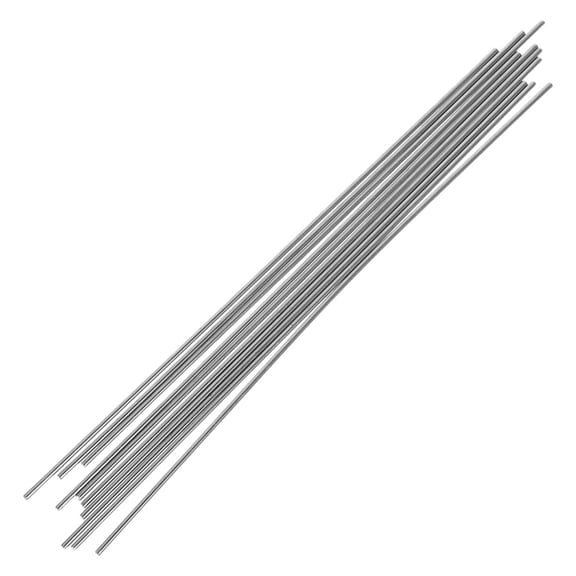 COMPUKAS Crochet Blocking Pegs Stainless Steel Plated Silver Stable Fixation 10Pcs