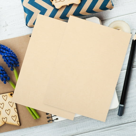 COMPUKAS 10Pcs Textured Paper Vintage Paper for Scrapbooking Beige Craft Enthusiasts