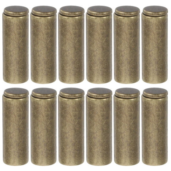 COMPUKAS 12Pcs Durable Metal Cord End Caps Olive Green for Drawstring Replacement on Clothes