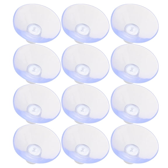COMPUKAS Clear PVC Cup Hooks for Glassware, 12-Pack Reusable Hanging Hooks for Kitchen and Home Organization