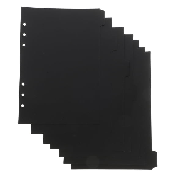COMPUKAS 14Pcs Detachable Binder Tabs for Notebook Index and Quick Content Access