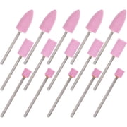 COMPUKAS 15-Piece Conical Polishing Bits Set for Rotary Tools 10mm