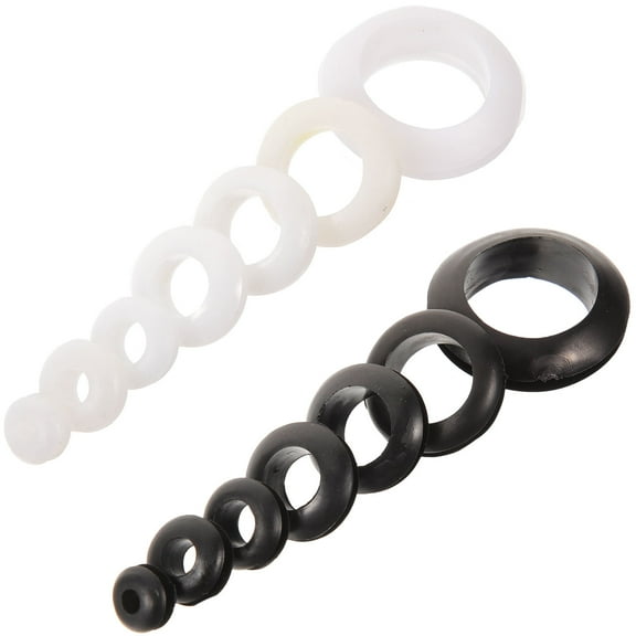 COMPUKAS 180-Piece Assorted Nylon Rubber Grommets Set for Ceiling Fan Installation, Repair and Electrical Projects