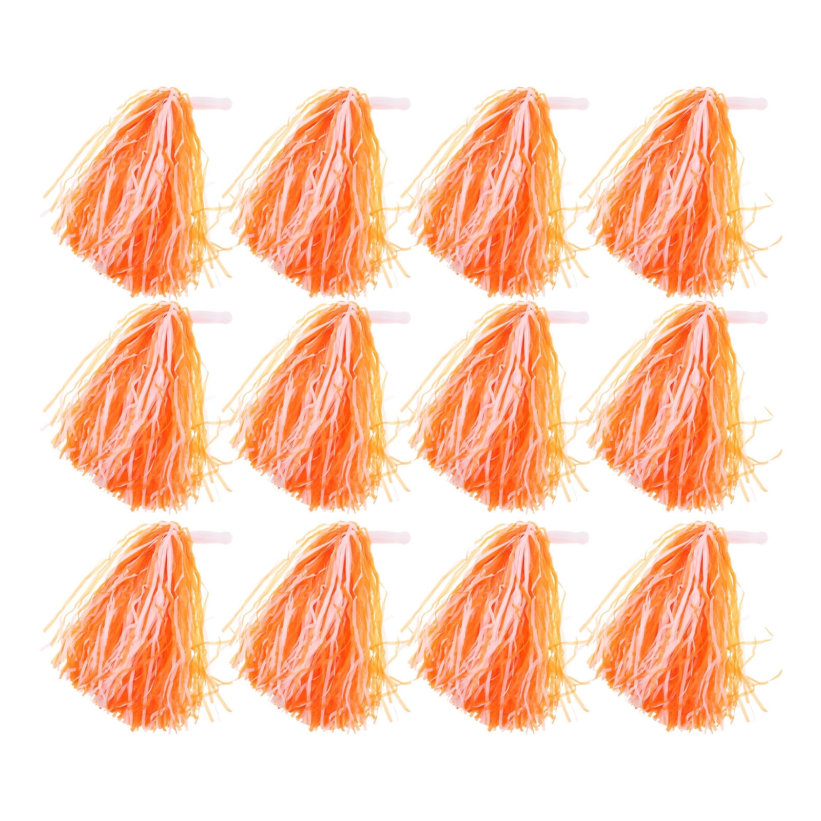 COMPUKAS 18pcs Team Spirit Pom Poms Multi PE Energetic Atmosphere Creation Sports Competitions