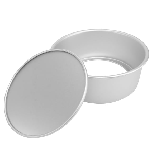 COMPUKAS 1-Pack Anodized Aluminum Chiffon Cake Pan with Removable Bottom, Non-Stick Bakeware for Baking