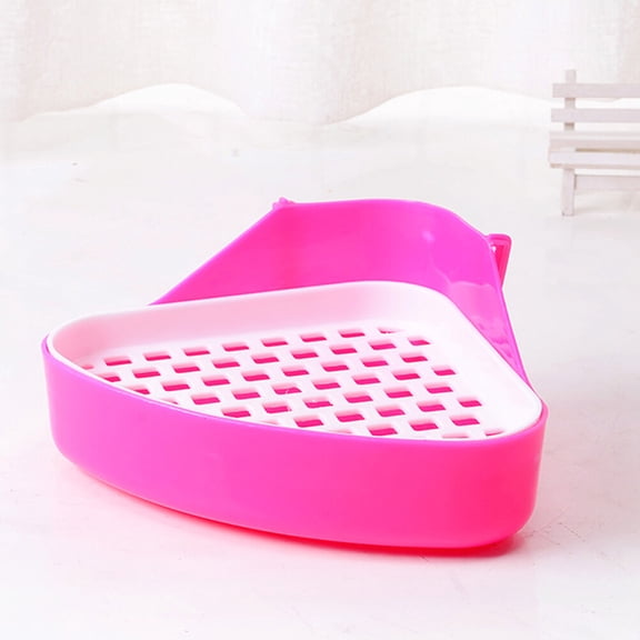 COMPUKAS 1Pack Portable Bathtub Orange Plastic Small Pet Toilet for Pet Owners