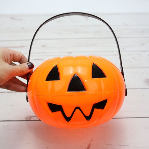 COMPUKAS Round Candy Storage Container with Portable Handle and Stylish Holder, 1-Pack for Convenient Transport and Easy Access