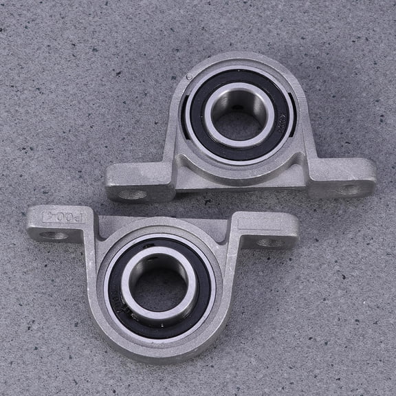 COMPUKAS 1Pack Zinc Alloy Bearing Flange Mounted For Machinery and Equipment 7.9x2.2x0.8in